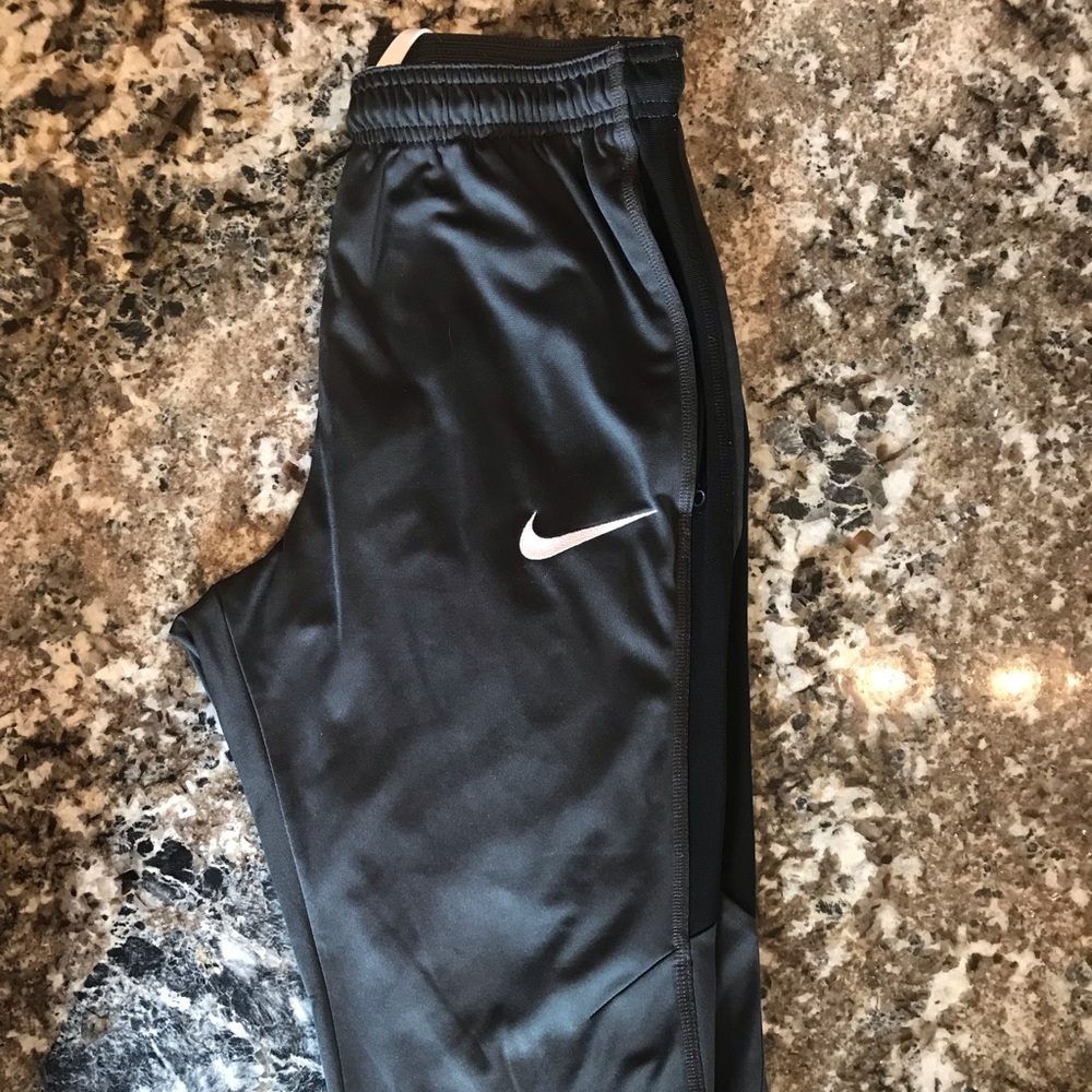 Nike Dri-fit grey running pants, size Small